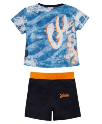 Baby Boys 2-Piece Short Sleeve T-Shirt and Shorts Set