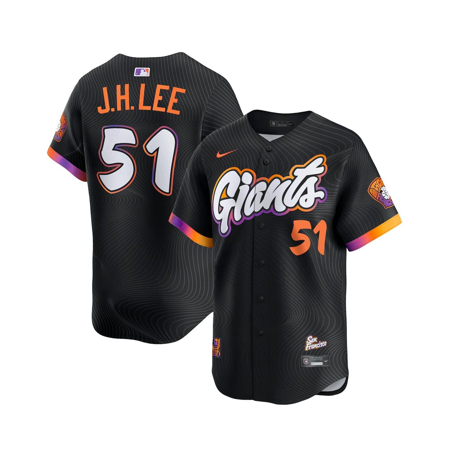 Мужской топ Nike Jung Hoo Lee Black San Francisco Giants 2025 City Connect Limited Jersey — фото 1