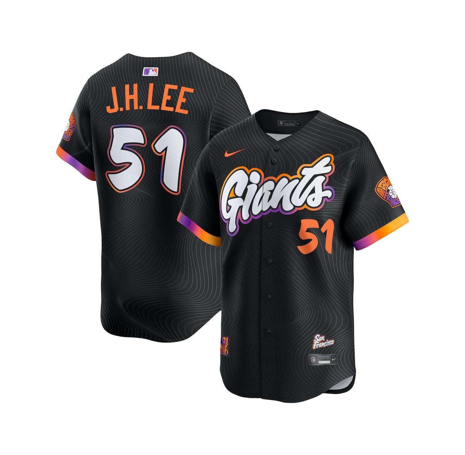 Men's Jung Hoo Lee Black San Francisco Giants 2025 City Connect Limited Jersey