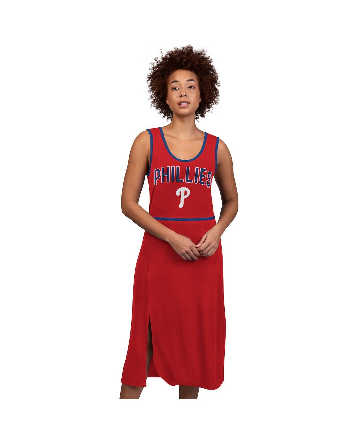 Women's Red Philadelphia Phillies Center Field Maxi Dress - Red