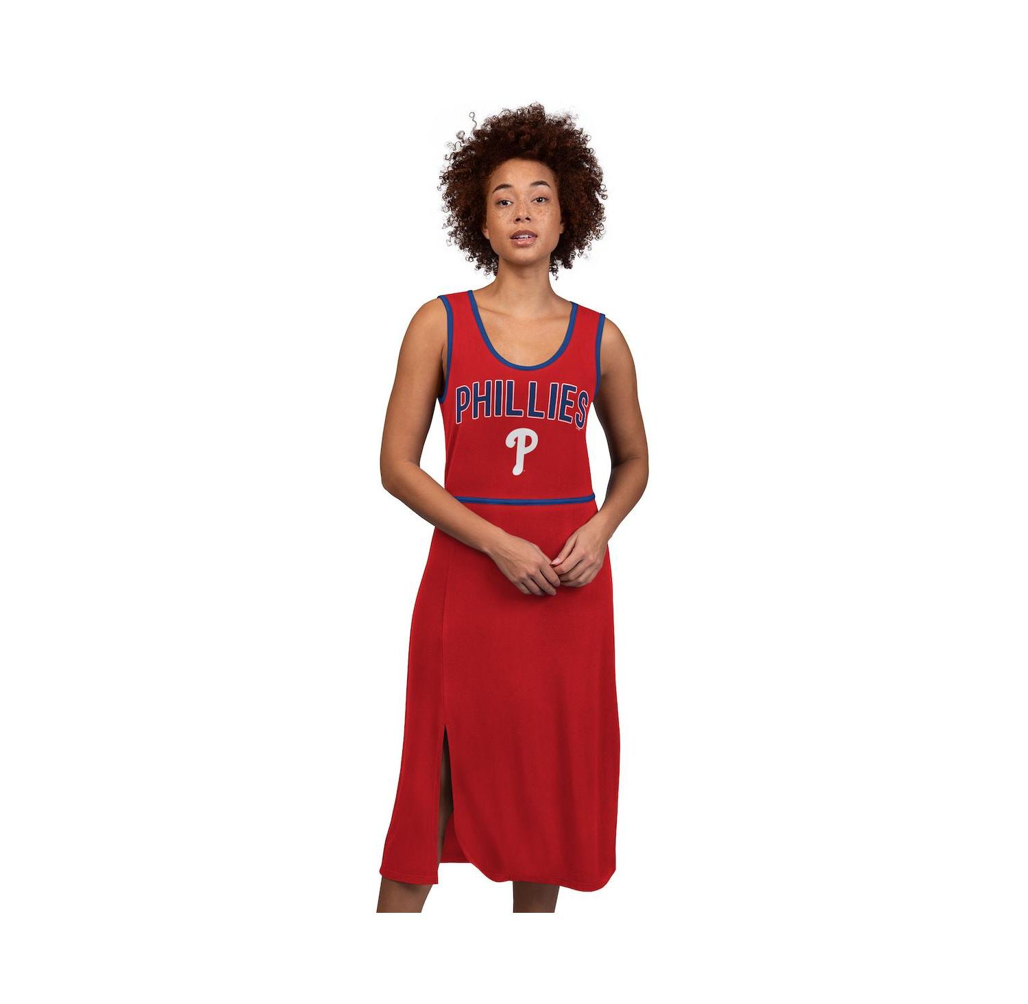 Women's Red Philadelphia Phillies Center Field Maxi Dress