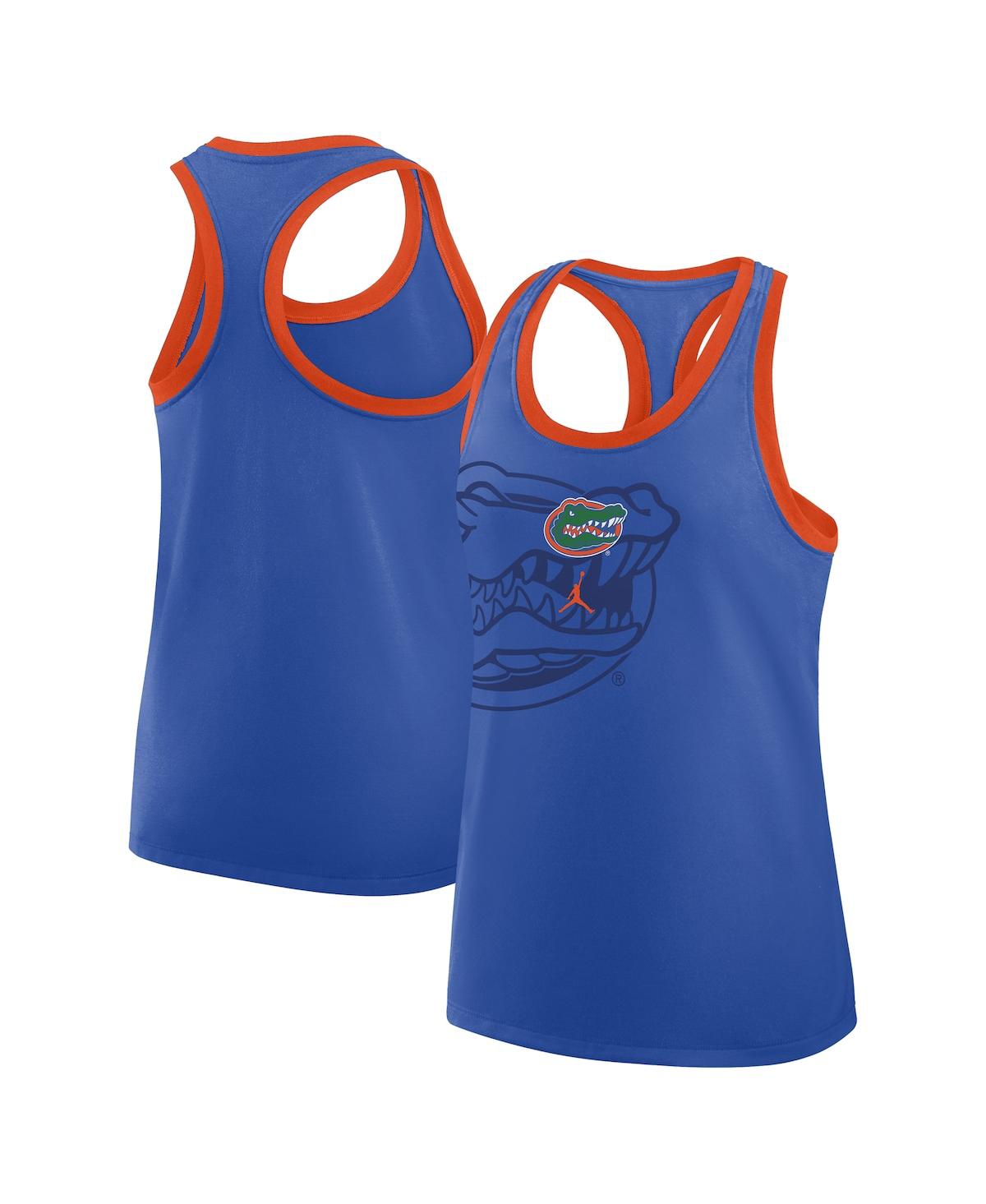 Jordan Women's Royal Florida Gators Exceptional Talent Primetime Shadow Tri-blend Racerback Tank Top