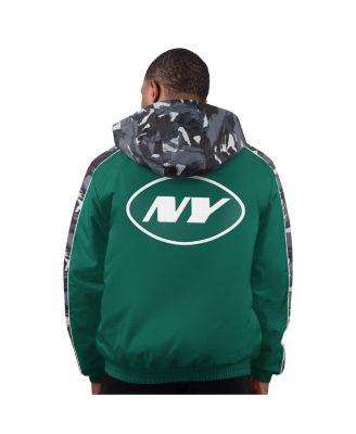Men's Green New York Jets Thursday Night Gridiron Full-Zip Jacket