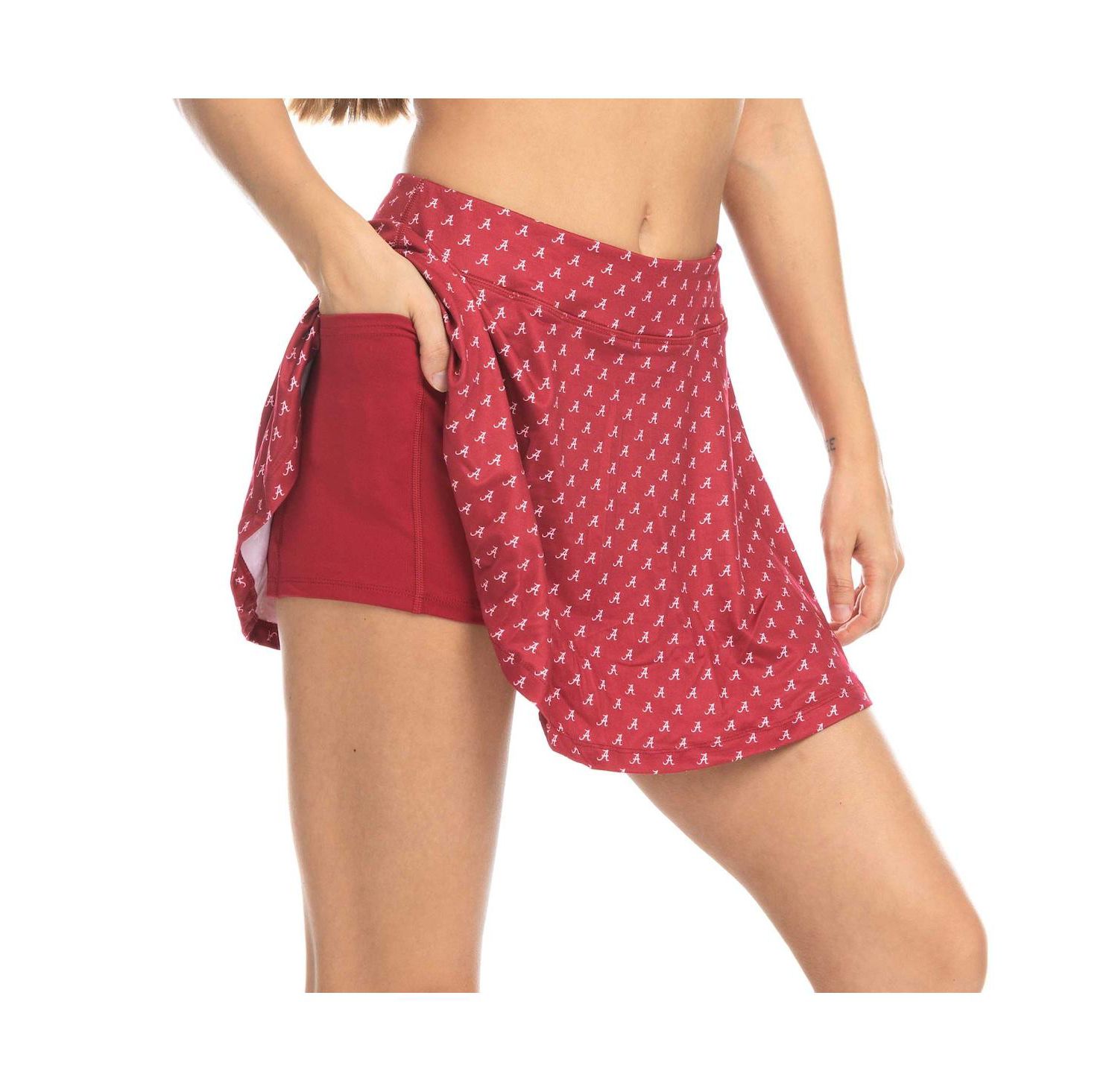 Women's Crimson Alabama Crimson Tide Allover Print Flowy Skort