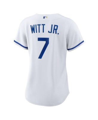 Women's Bobby Witt Jr. White Kansas City Royals Home Replica Player Jersey
