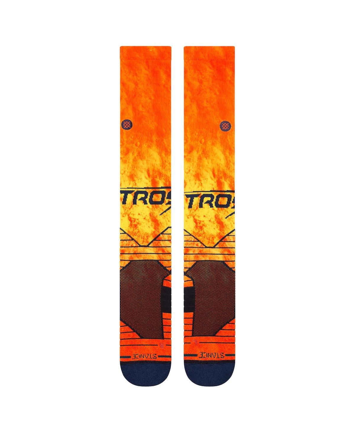 Stance Men's And Women's Orange Houston Astros 2025 City Connect Crew Socks In Multi