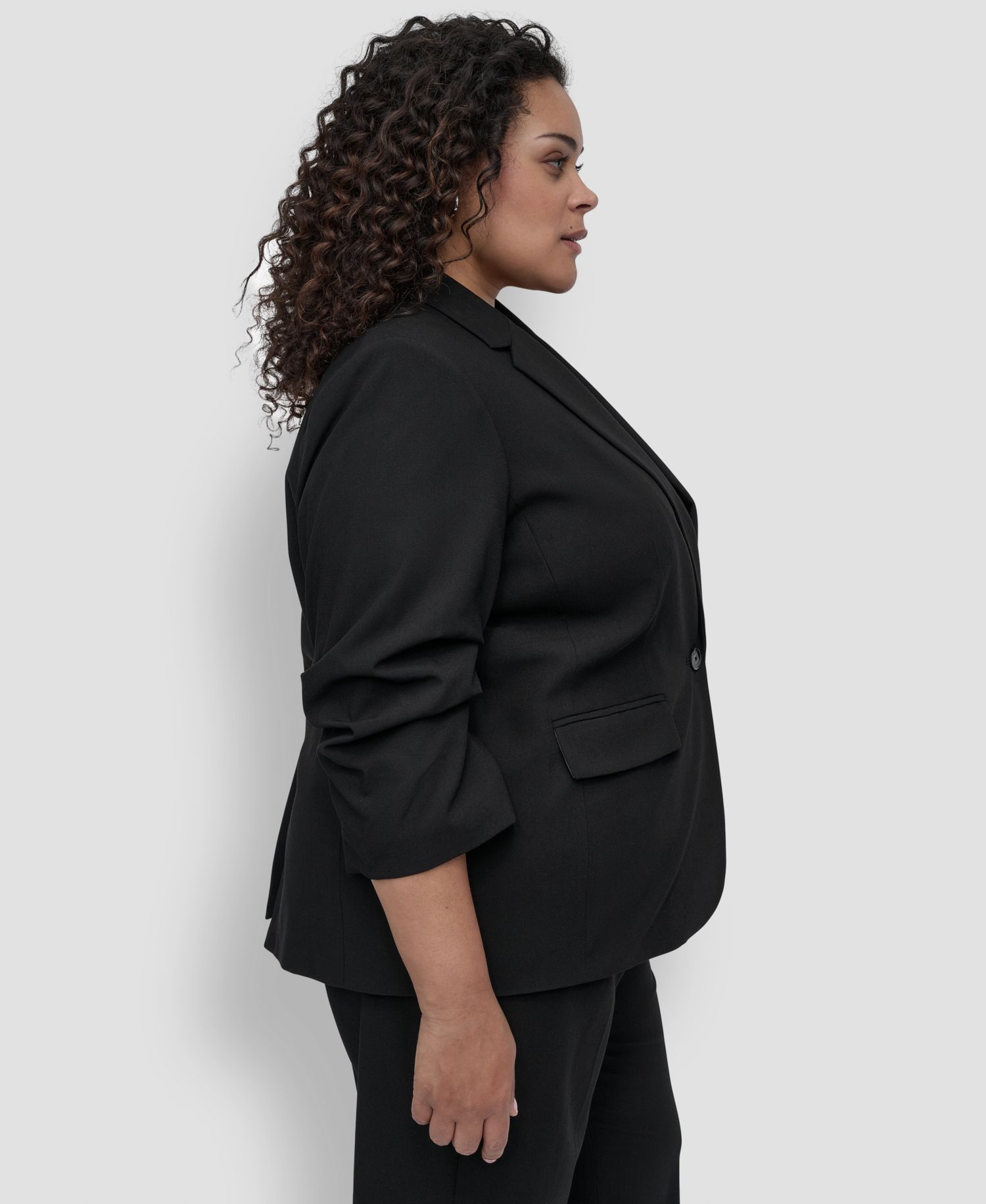 Plus Size 3/4-Sleeve Madison Blazer