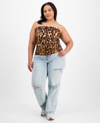 Trendy Plus Size Yummy Tube Top