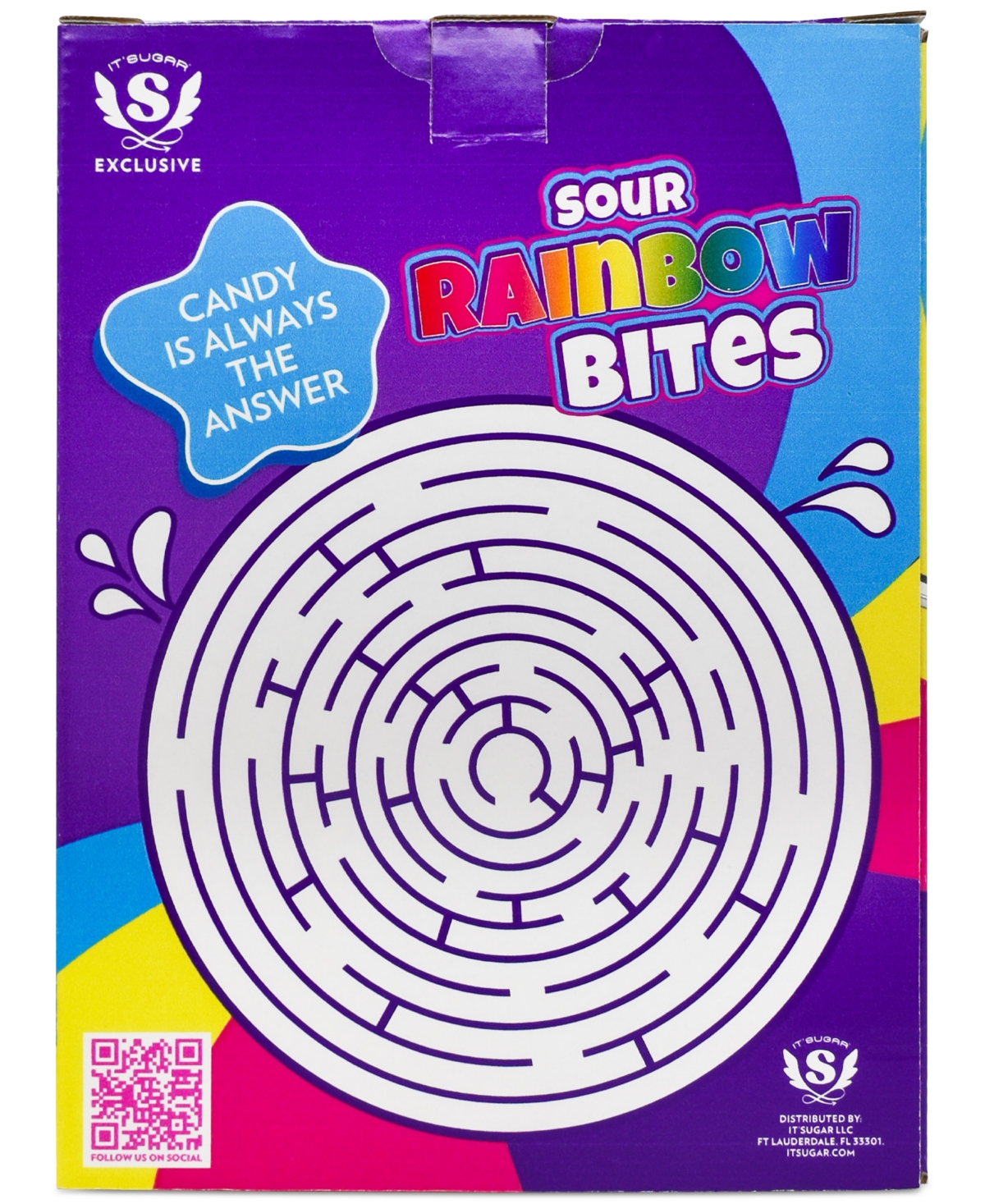 It'sugar Sour Rainbow Bites Cereal Box, 14 Oz.
