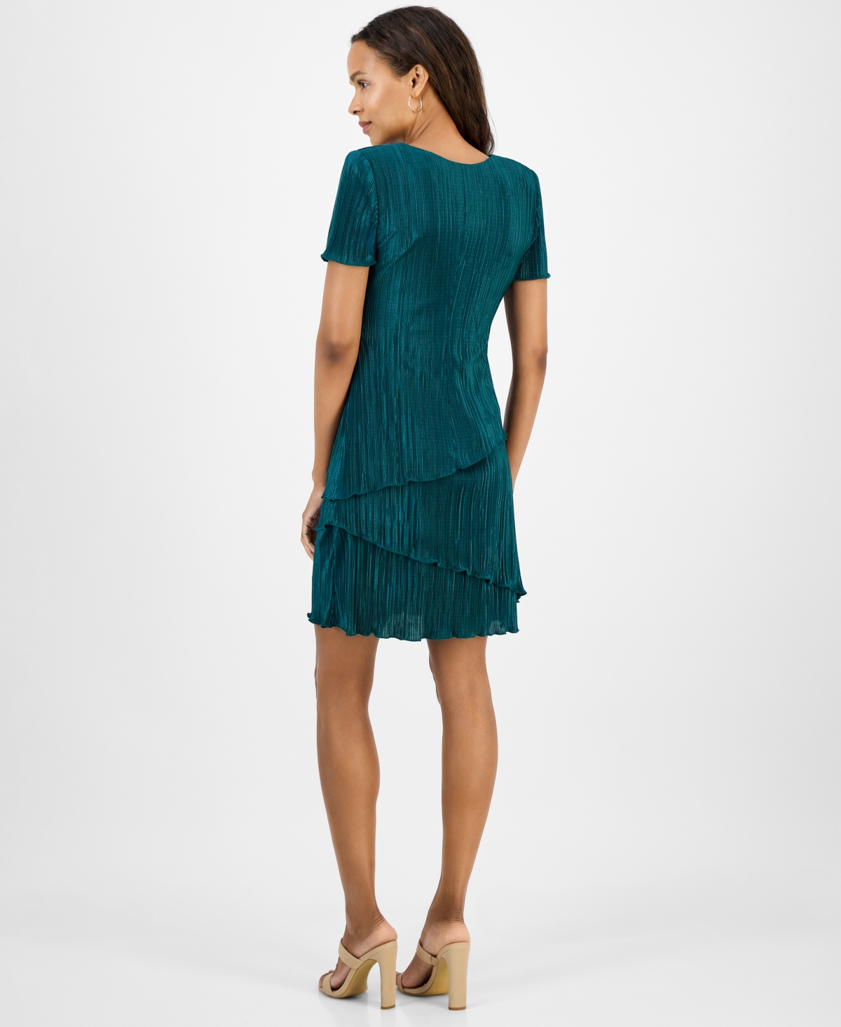 Connected Petite Jacquard Sheath Dress