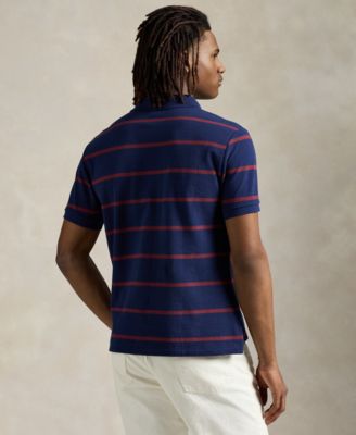 Men's Custom Slim Fit Bear Mesh Polo Shirt