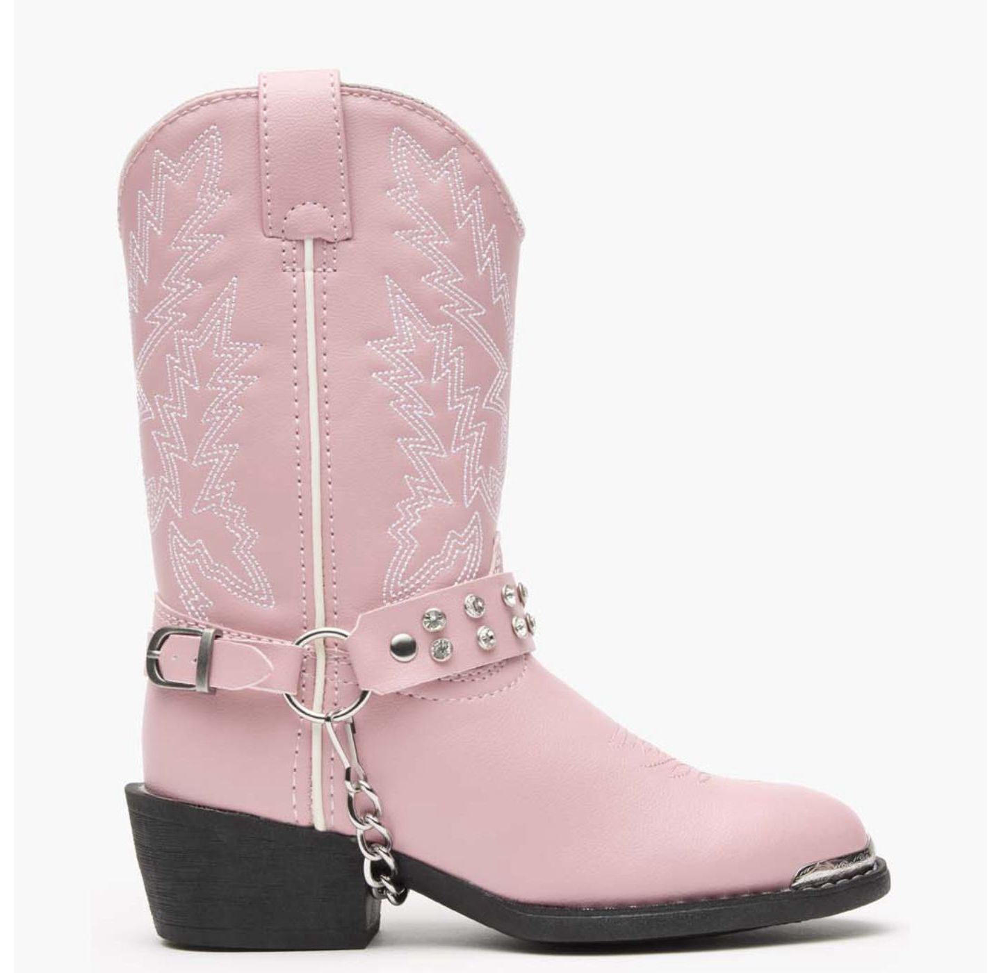 Ботинки Durango Lil' Little Kid Pink Rhinestone Western Boot, цвет: Розовый — фото 5