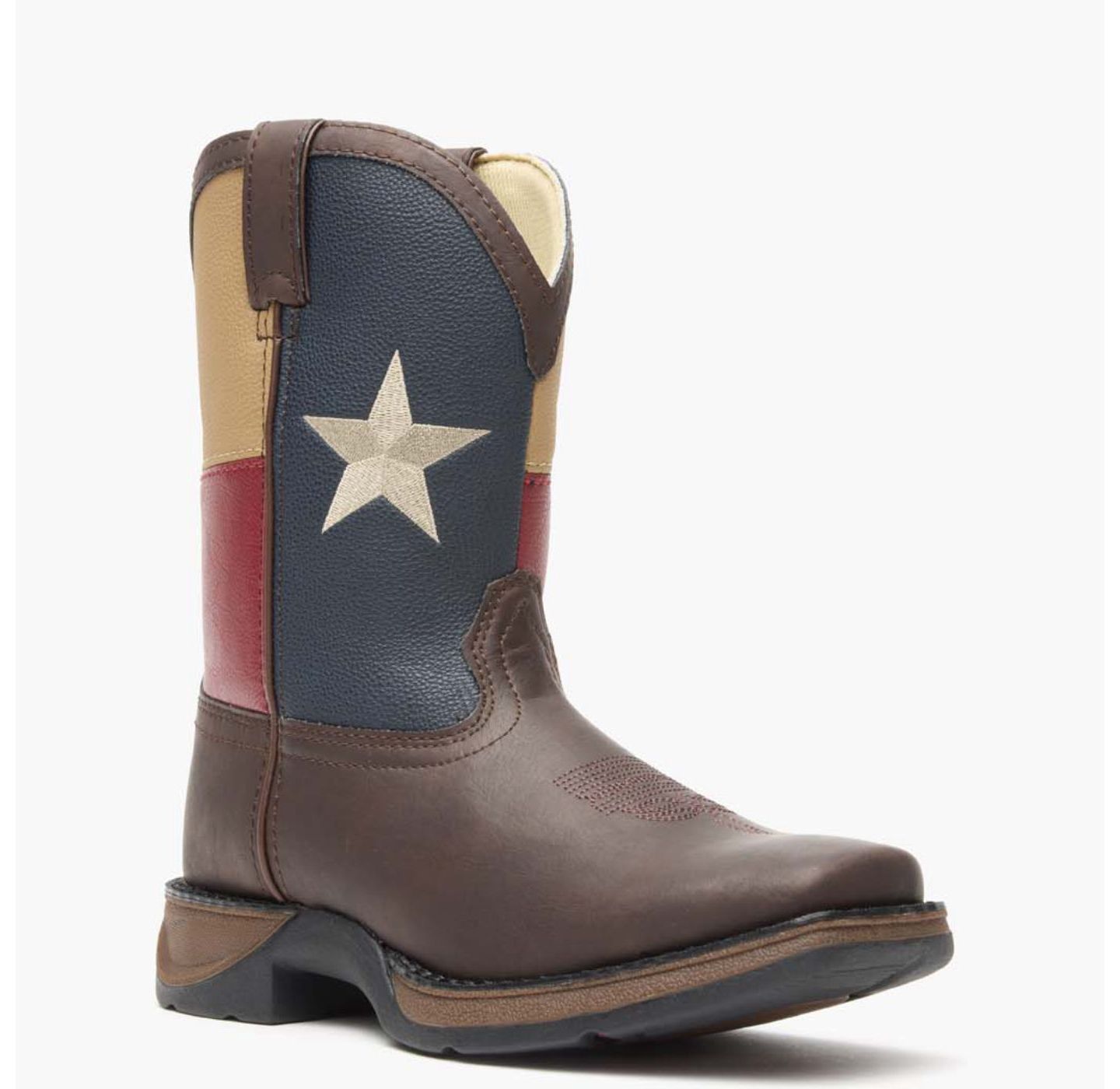 Ботинки Durango Lil' Rebel by Texas Flag Western для мальчиков, цвет: Коричневый — фото 7