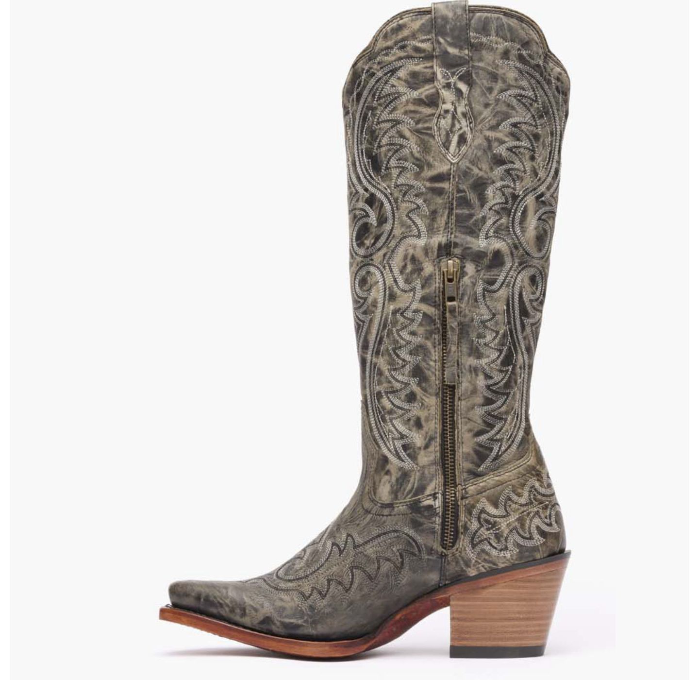 Женские ботинки Durango Crush Tall Western Boot, цвет: Графитовый — фото 5