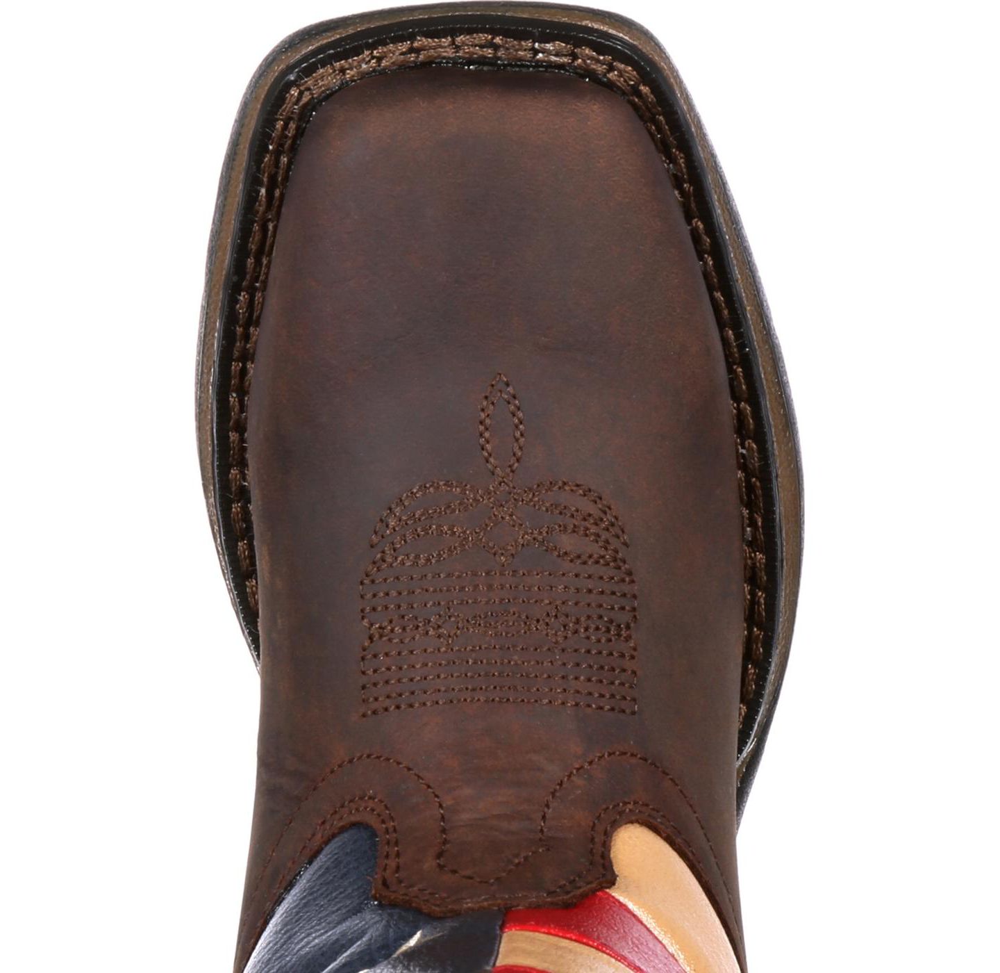 Ботинки Durango Lil' Rebel by Patriotic Western Boot для мальчиков, цвет: Коричневый — фото 6