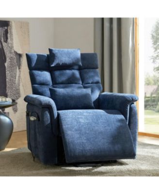 Embrace Traditional Power Lift Recliner with Heat and Massage