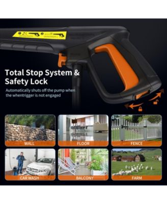 4000 PSI 2.8 GPM Electric High Pressure Washer with LED Control and 3 Cleaning Modes