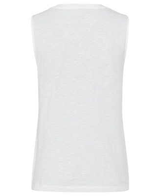 Women's Sleeveless Embroidered Detail Top