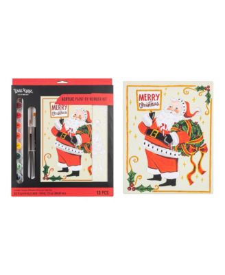 Acrylic Paint-By-Number Kit - Santa