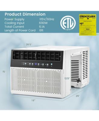12000 BTU Window Air Conditioner with Handy Remote