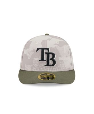 Men's Light Beige/Olive Tampa Bay Rays 2025 Armed Forces Day Low Profile 59FIFTY Fitted Hat