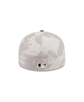 Men's Light Beige/Olive San Diego Padres 2025 Armed Forces Day Low Profile 59FIFTY Fitted Hat