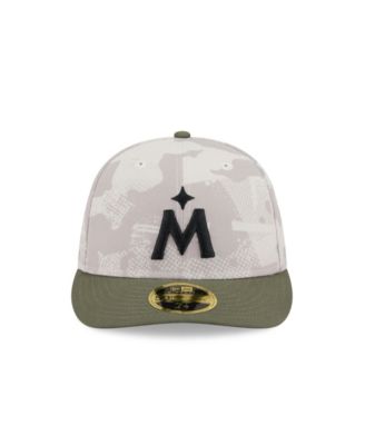 Men's Light Beige/Olive Minnesota Twins 2025 Armed Forces Day Low Profile 59FIFTY Fitted Hat