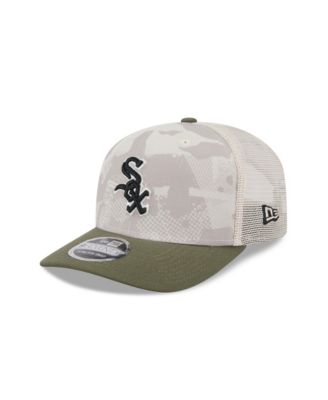 New Era - Men's Light Beige/Olive Chicago White Sox 2025 Armed Forces Day 9SEVENTY Adjustable Hat