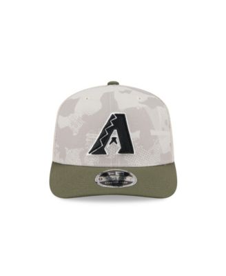 Men's Light Beige/Olive Arizona Diamondbacks 2025 Armed Forces Day 9SEVENTY Adjustable Hat
