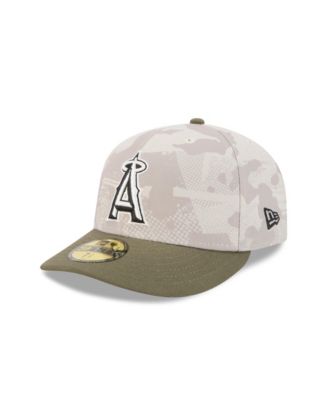 New Era - Men's Light Beige/Olive Los Angeles Angels 2025 Armed Forces Day 59FIFTY Fitted Hat