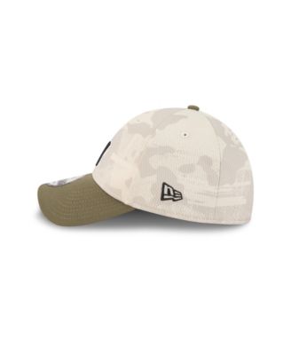 Men's Light Beige/Olive New York Yankees 2025 Armed Forces Day 39THIRTY Flex Hat