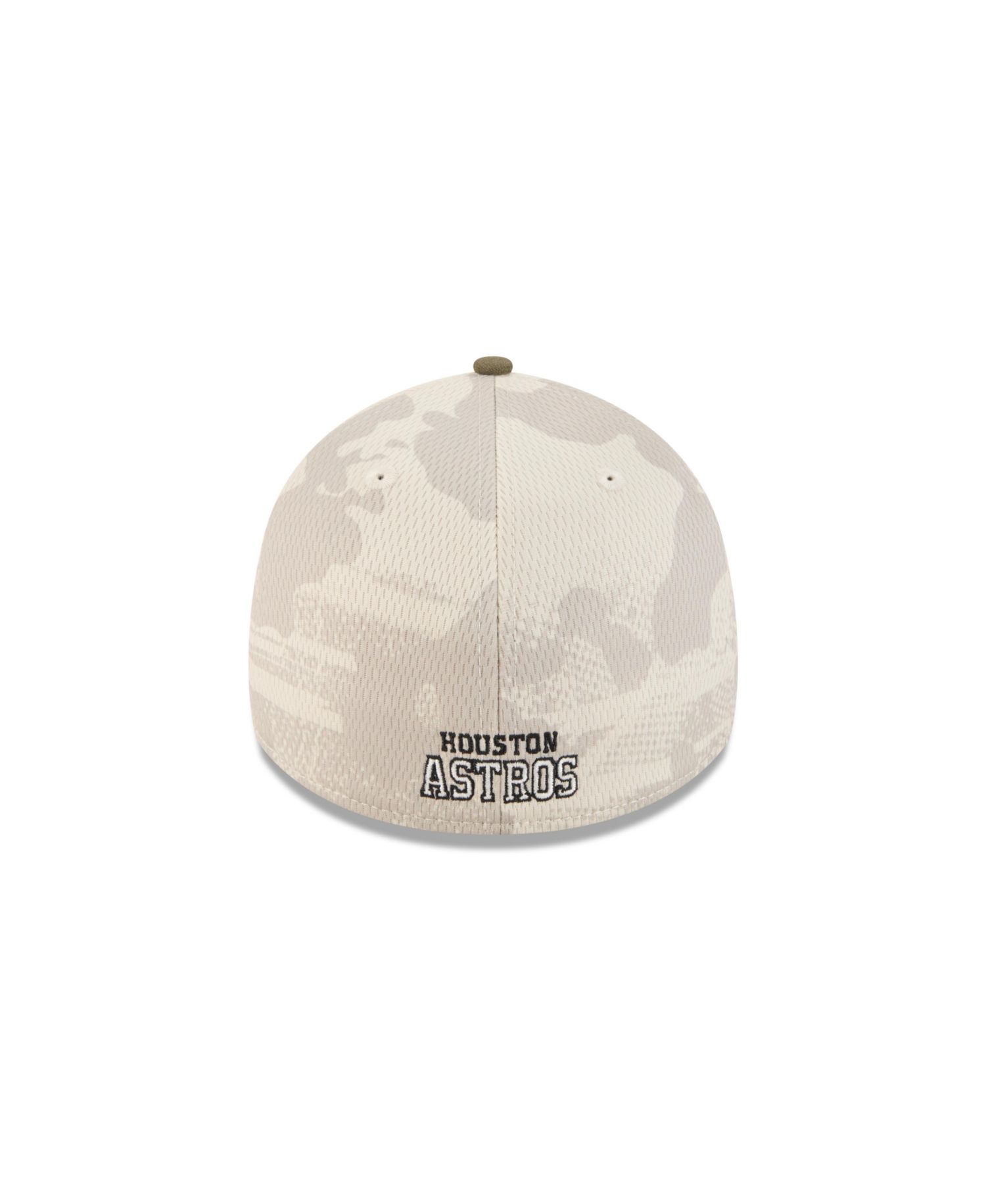 Men's Light Beige/Olive Houston Astros 2025 Armed Forces Day 39THIRTY Flex Hat