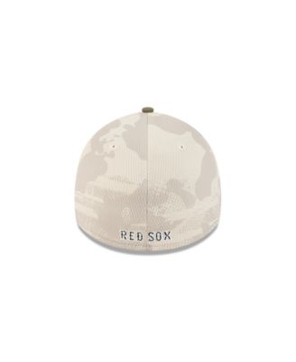 Men's Light Beige/Olive Boston Red Sox 2025 Armed Forces Day 39THIRTY Flex Hat