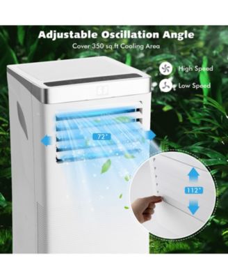 10000 BTU 3-in-1 Portable Air Conditioner with Remote Control