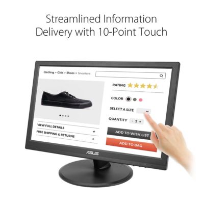 VT168HR 15.6" 16:9 WXGA Touchscreen TN LED Monitor