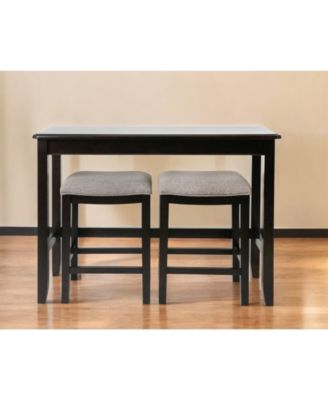 SET OF TWO SOLID WOO