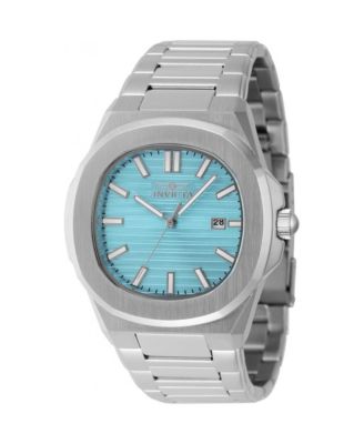 Men's 48322 Speedway Quartz 3 Hand Light Blue Dial Watch