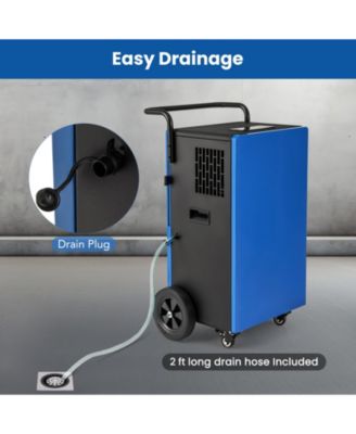 215 Pints 8000 Sq.Ft Commercial Dehumidifier For Home and Basement with 24H Timer