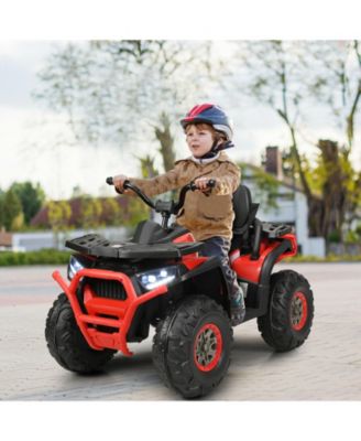 12V Kids Electric 4-Wheeler ATV with 2 Speeds and LED Lights