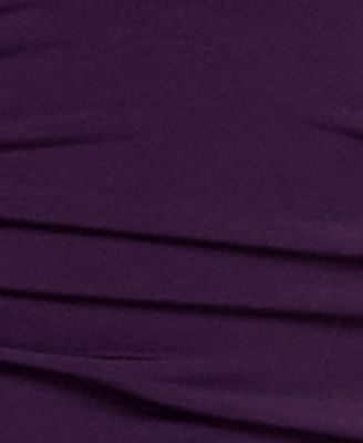 Juniors' Draped-Neck Bodycon Dress