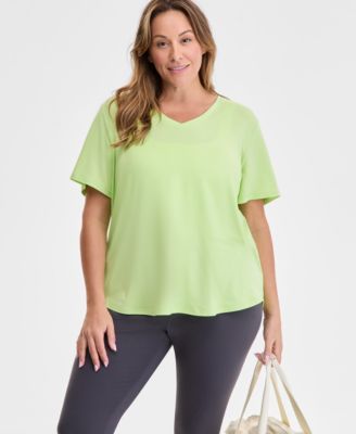 ID Ideology - Plus Size Solid Essentials Active Tee