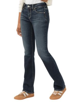 Women's Elyse Mid Rise Comfort Fit Slim Bootcut Jeans
