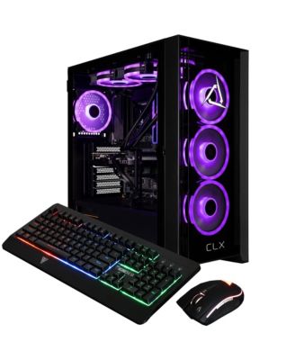 SET Liquid Cooled Gaming Desktop Computer, Intel Core i7-14700KF 3.4GHz, 32GB RAM, 2TB SSD, NVIDIA GeForce RTX 5070 12GB, Windows 11 Home, Black