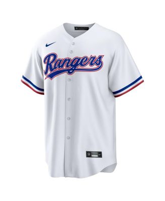 Men's&nbsp;White Texas Rangers 1 Dad Home Replica Jersey
