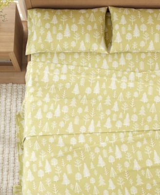 Lodge Print Ultra-Soft Turkish Cotton Flannel Sheet Set