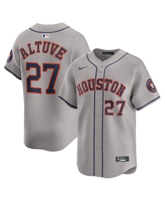 Nike - Men's Jose Altuve Gray Houston Astros Road Limited Player Jersey