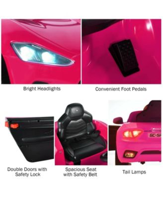 12V Kids Ride-On Car with Remote Control and Lights