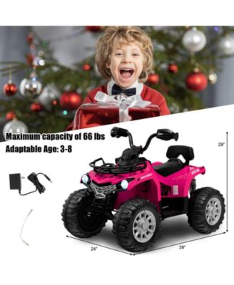 12V Kids Ride On ATV 4 Wheeler with MP3 and Headlights
