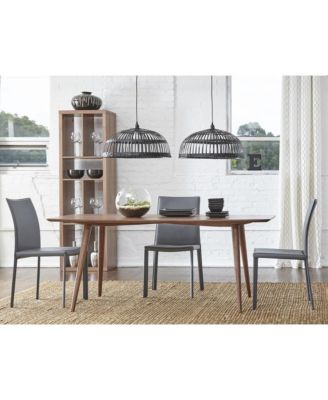 Set of 2 Dining Side Chairs with Padded Seats