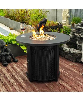 30 in. Propane Round Fire Table 40000BTU Propane Fire Pit Table